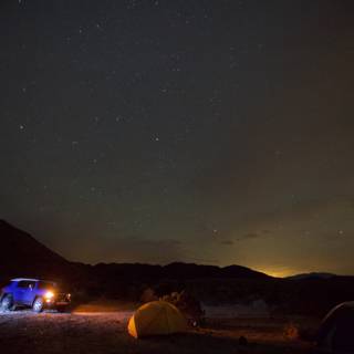 Under the Starry Night Sky: Camping in the Desert
