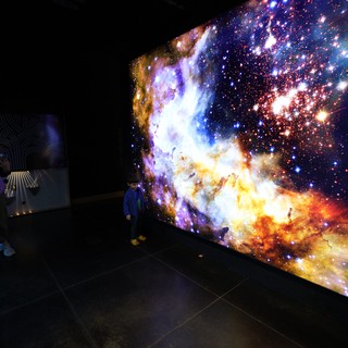 Immersive Nebula Display at Space Science Center