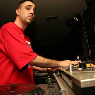 Red-Shirted DJ