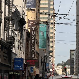 A Bustling San Francisco Street: Vibrant Cityscape in December 2023