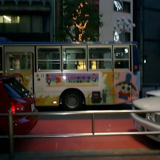 Parked Bus in Tokyo