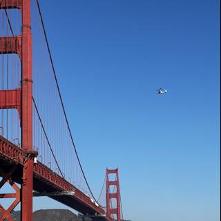 Flying over the Golden Gate