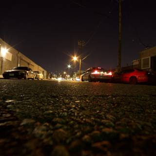 Nighttime Parking Lot