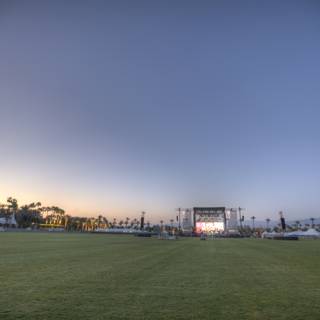 Stage in a Vast Field