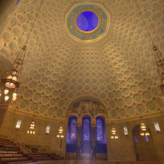 Majestic Interior of a Grand Church