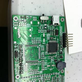 Electronic Circuit Board with Hardware