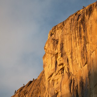 Golden Hour Light on El Capitan's Vertical Face
