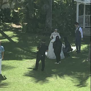 A Wedding Party on the Green