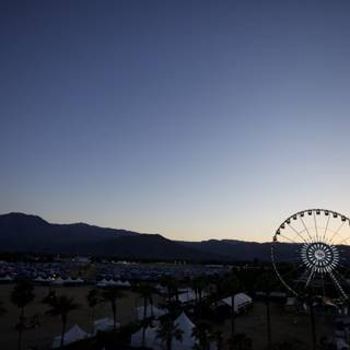 Sunset Fun at Coachella Ferris Wheel