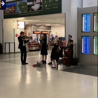 Musical Entertainment in Oakland Airport Terminal