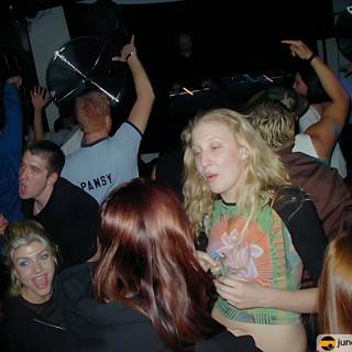 Nightclub Party with a Vibrant Crowd