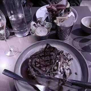 Finished Meal with Desserts at London Restaurant