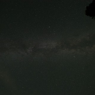 Milky Way Stretches Over Lake Tahoe Night Sky