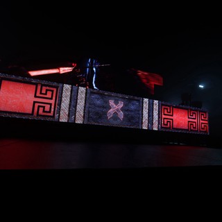 Red and Black DJ Stage at Wobbleland 2026