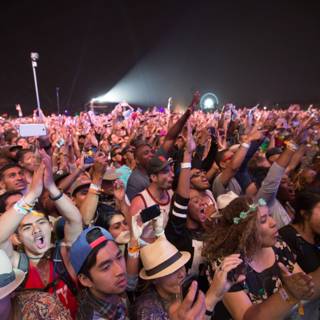 Crowd for Nas at Coachella