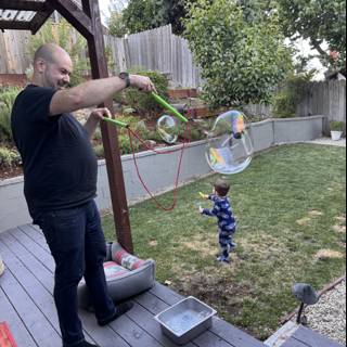 Bubble Magic in the Backyard