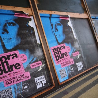 Nora En Pure Concert Posters on Wooden Wall