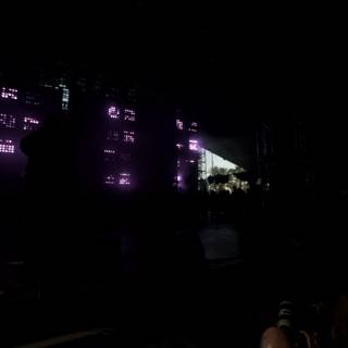 Purple Stage Lights at Coachella