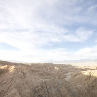 Majestic View of the Anza Borrego Mountains and Desert