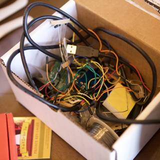Wired Up: Inside a Cardboard Box