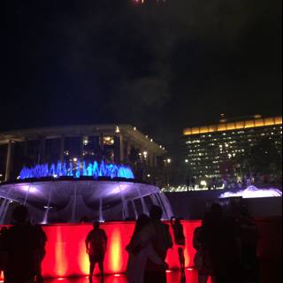 Fireworks over Civic Center Mall