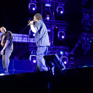 Dr. Dre and Guest Performer Rock Coachella Stage