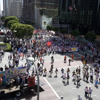 Protesters flood the streets of the Urban Metropolis
