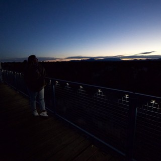Twilight Contemplation at Desert Overlook