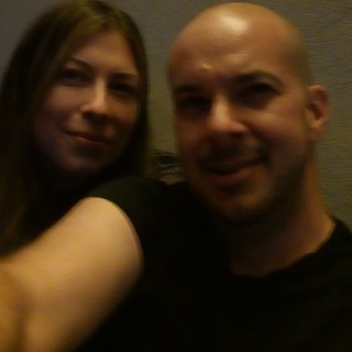 Intimate Couple Portrait on Yellow Couch