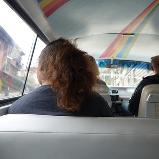 Bus Ride Through Urban Neighborhood