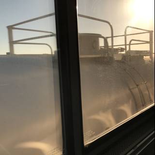 Sunburst on a Train Ride