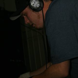 DJ Travis B Mixing Beats