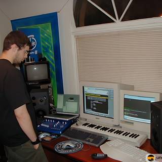 Man in the Music Studio