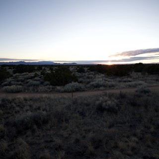 Desert Twilight Over the New Mexico High Country