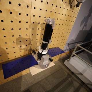 LEGO Saturn V Rocket Model on Display at Science Center