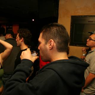 Nightlife Drinking in a Crowded Club