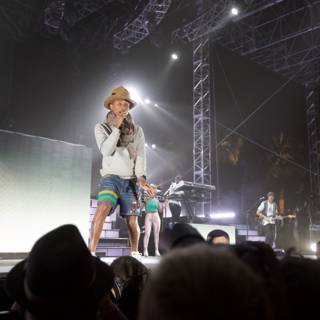 Pharrell Williams Rocks the Stage at Coachella 2014