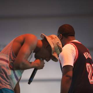 Two Men on Stage