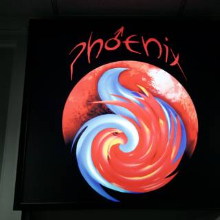 Phoenix Logo on a Large Electronic Screen