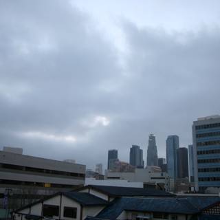 Metropolis Under a Cloudy Sky
