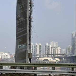 Metropolis Brilliance: Seoul City View from a Bridge