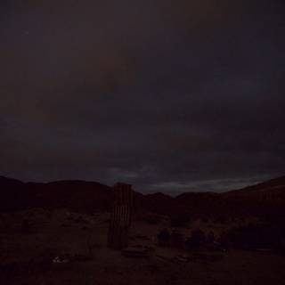 Majestic Night Sky on Desert Plateau