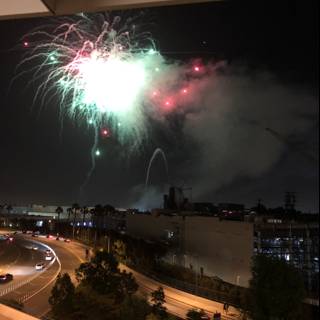 City of Lights: Fireworks Illuminate the Night Sky