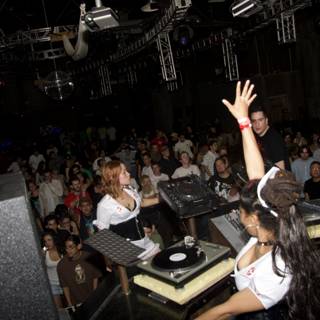Elena Cué's Nightclub Performance on the DJ Table
