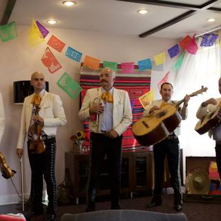 Mexican Band playing at 5 year Anniversary Fiesta