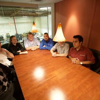 Office Meeting of 7 Men
