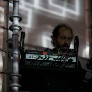 Étienne de Crécy playing electronic music at Coachella