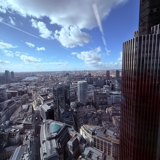 Panoramic View Over London's City Skyline