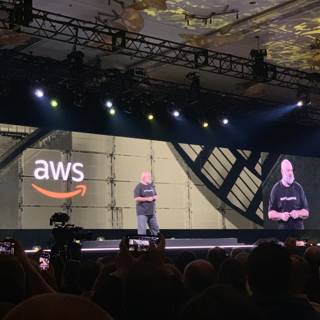 Werner Vogels on Stage with AWS