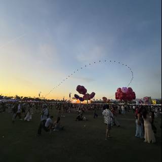 Festival Vibes at Dusk